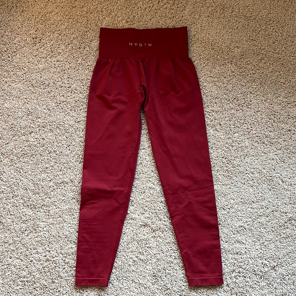 NVGTN seamless red leggings